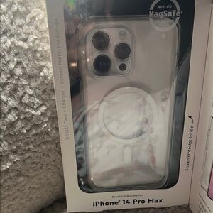 New MVMT IPhone 14 Pro Max Bundle Case & 9H Glass Protector NWB